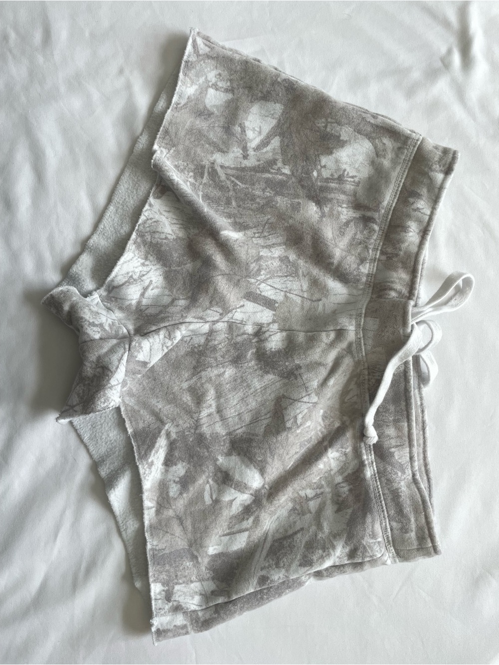 Hollister Light Gray Camo Shorts